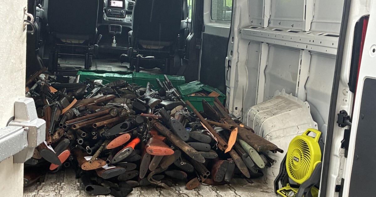Over 400 guns collected at Archdiocese of Baltimore gun buyback event