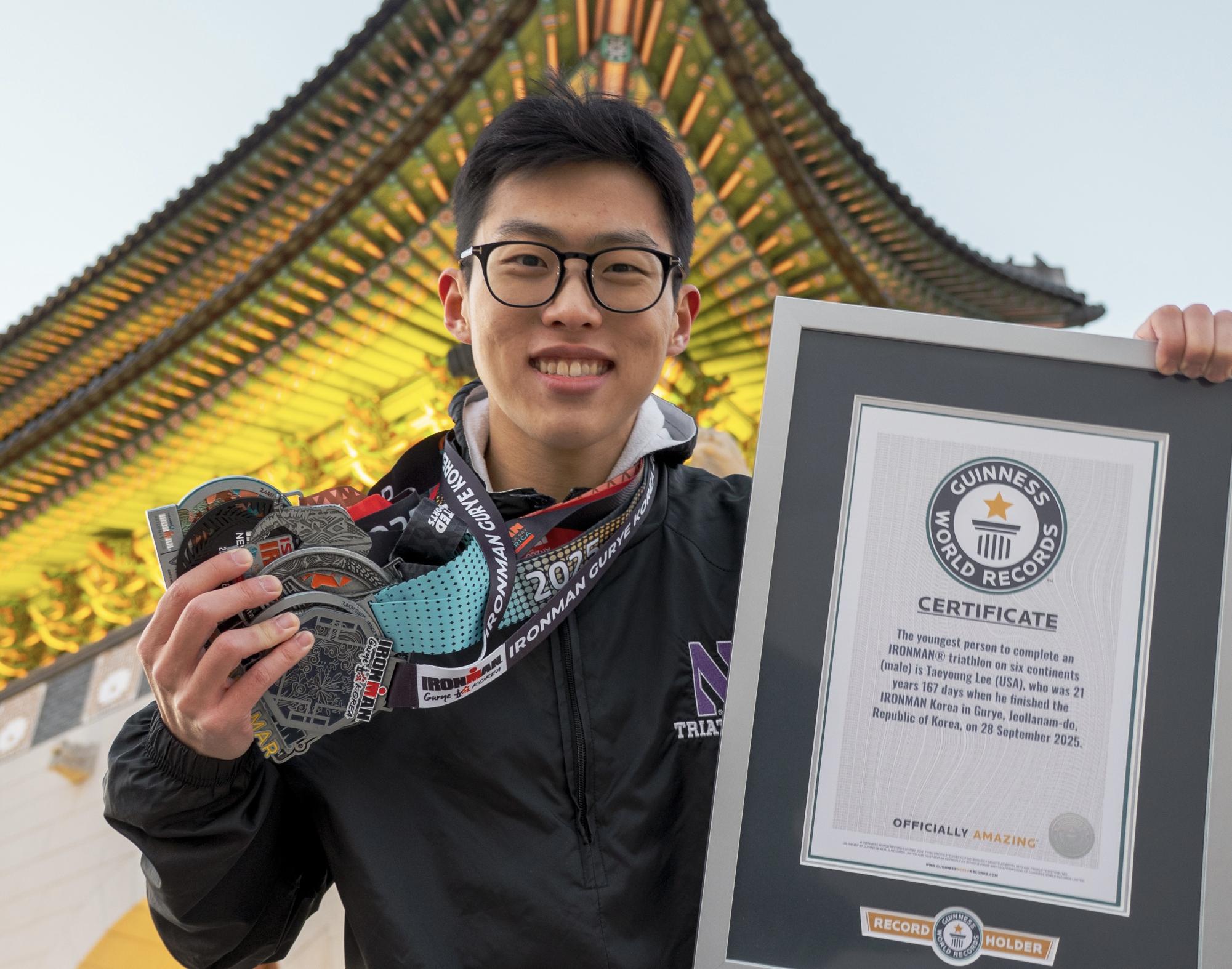 Six-time Ironman Taeyoung Lee talks breaking Guinness World Record