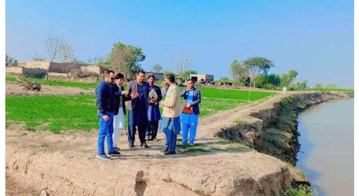 Emergency flood protection works at Shahwala inspected