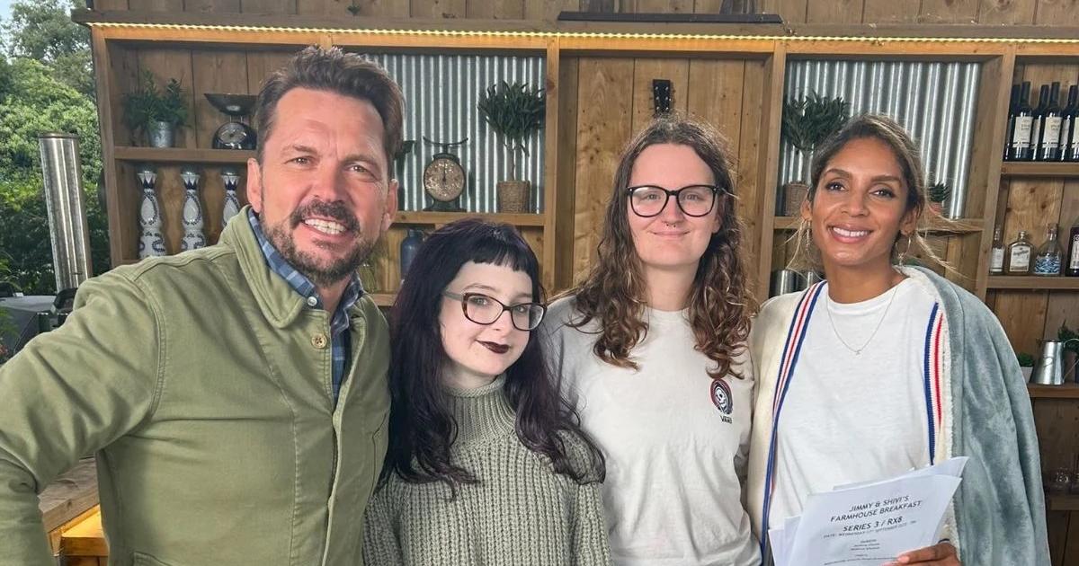 Students get hands-on experience on set of TV show