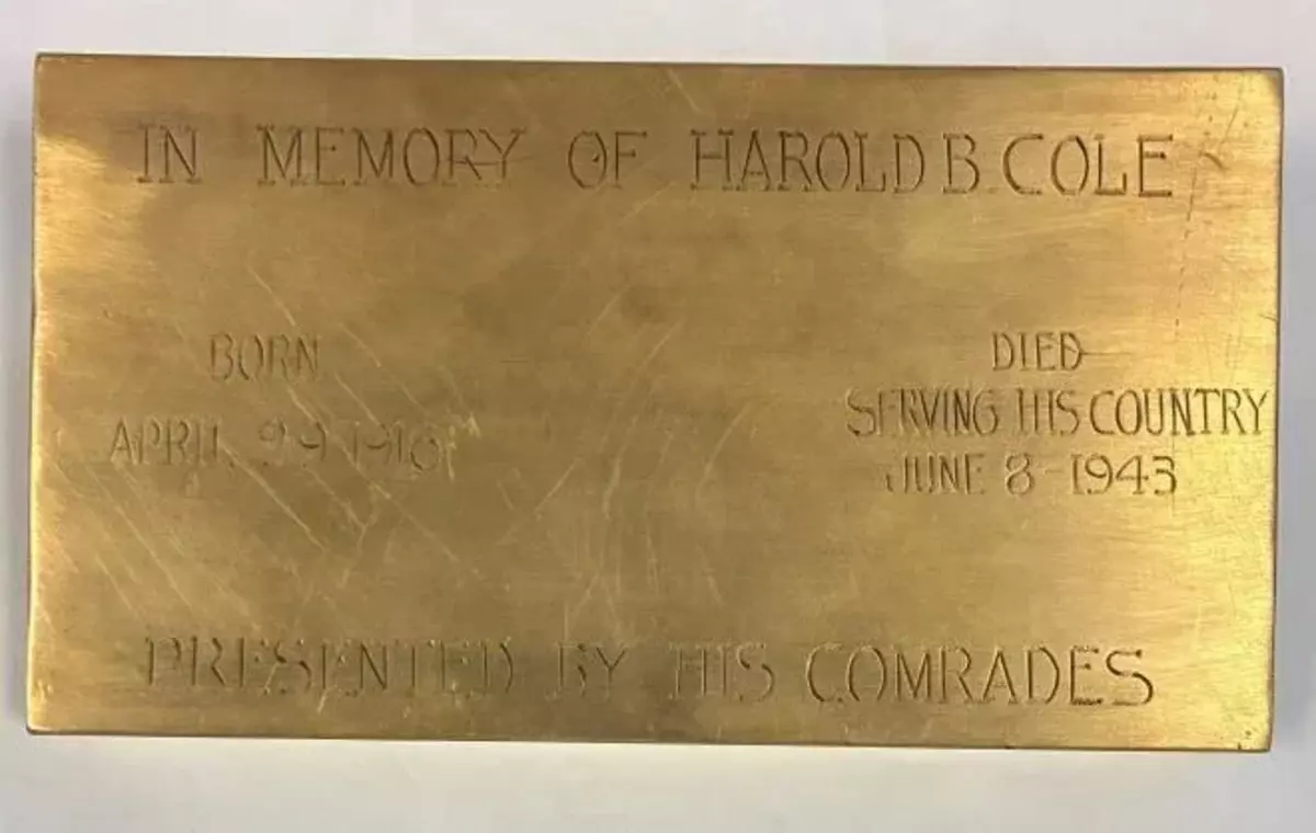 Lost WWII Memorial Plaque Found in Central NY, Owner Sought