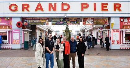 Sport and tourism minister visits Weston with local MP
