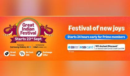 Amazon Great Indian Festival 2025 begins September 22 with exclusive early access for Prime members