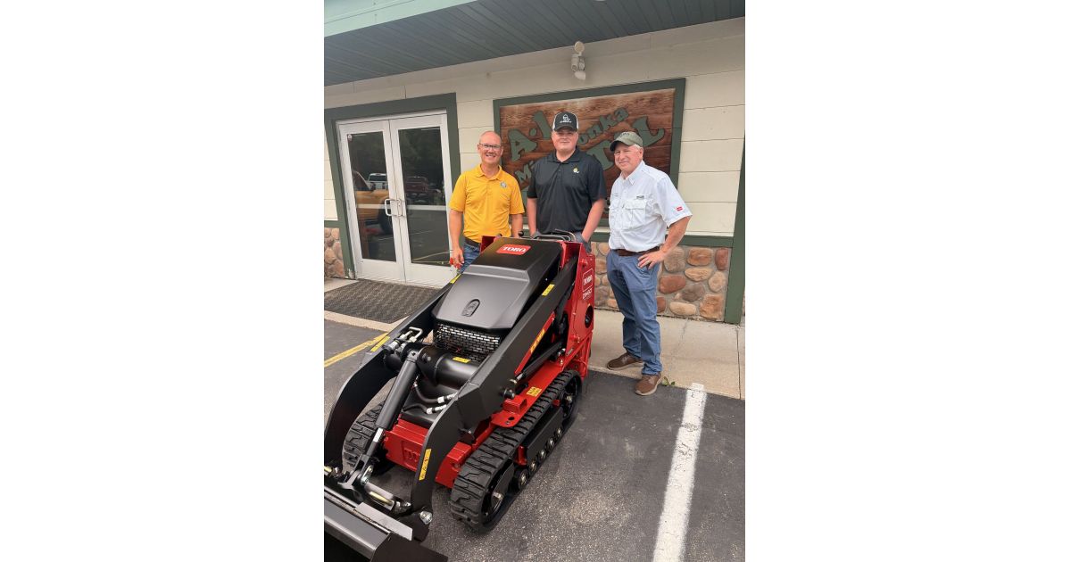 Tyler Dillon of A1 Rent It Wins Brand New Toro Dingo TX 450