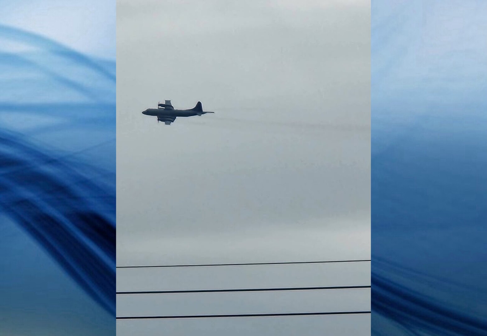Royal Canadian Air Force CP-140 Aurora spotted above Kamloops was part of pilot training (Kamloops)
