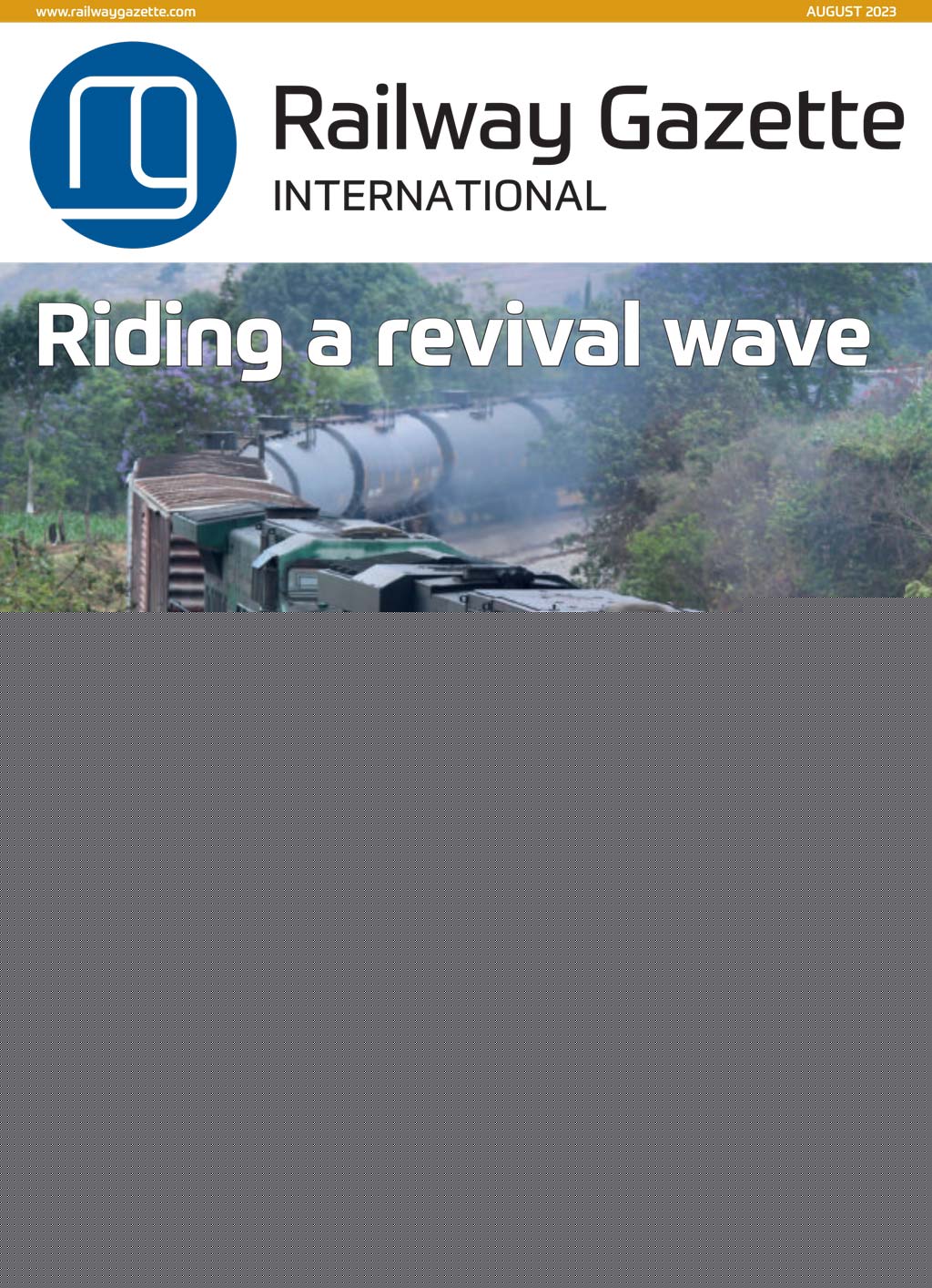 Railway Gazette International – August 2023