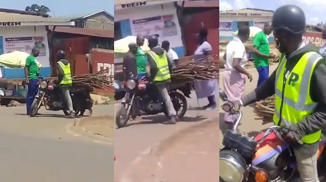 Members of the public confront a plain-clothes cop who attempted to arrest a boda boda rider and extort money from him- Polisi Wanaonyeshwa Kivumbi Na Raiyaa (WATCH)