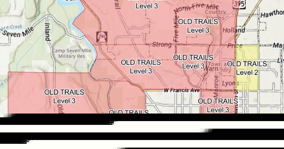Wildfire burning in Spokane, WA prompts evacuation orders