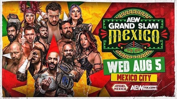 AEW Grand Slam Mexico Results (8/5/2026): Street Fight, Andrade El Idolo, Mercedes Mone, Mistico, More