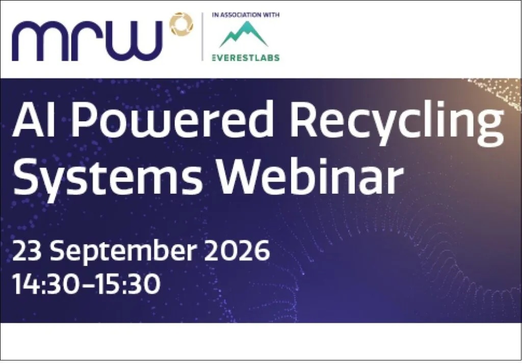 MRW to host webinar on AI-powered recycling systems