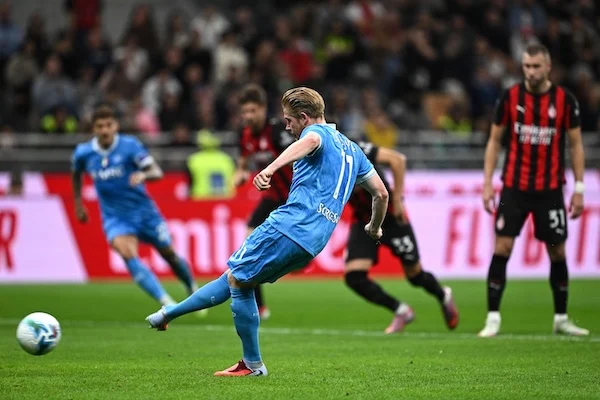 Conte potrebbe concedere a De Bruyne un turno di riposo e valutare Neres titolare (Sportmediaset)