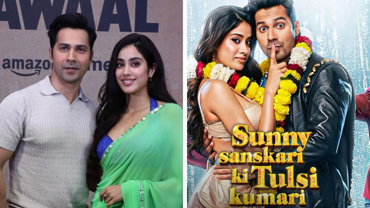Varun Dhawan, Janhvi Kapoor step out For Screening of Sunny Sanskari Ki Tulsi Kumari