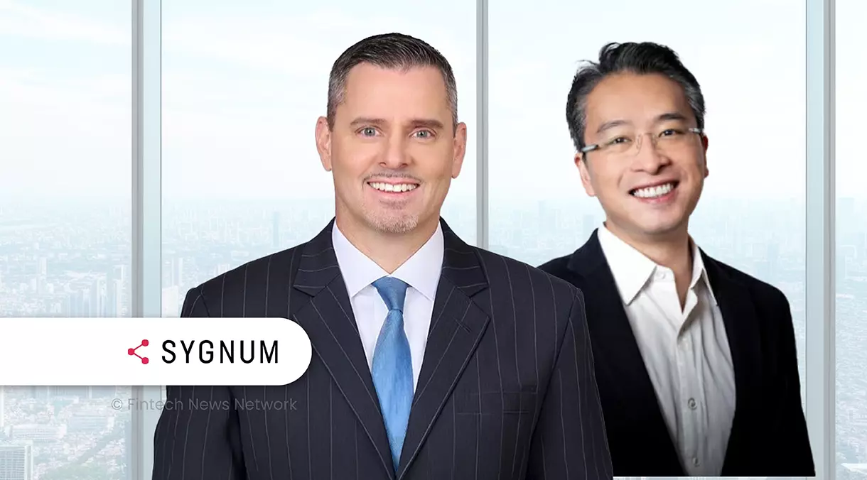 Sygnum Names New Singapore CEO, Gerald Goh Becomes APAC Chairman