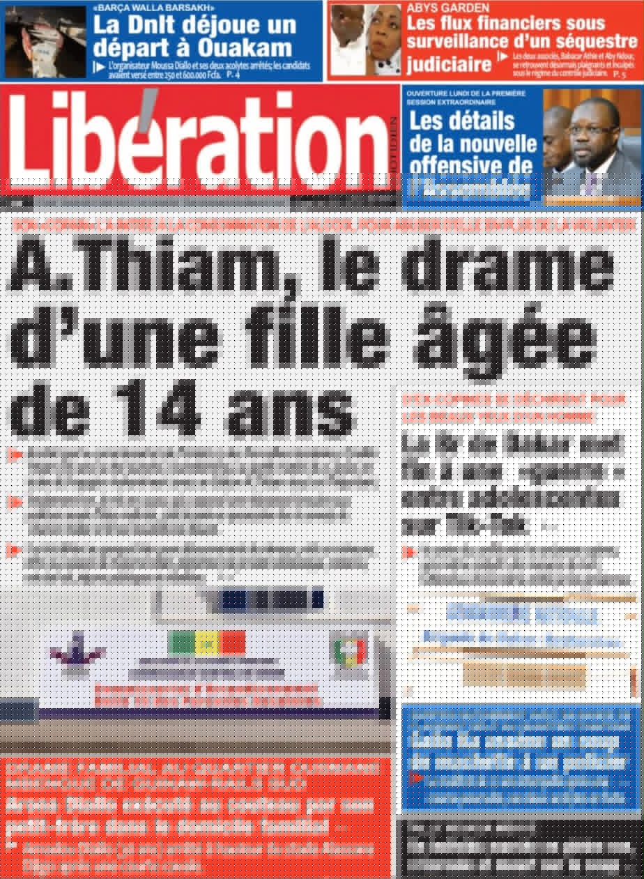 Découvrez les Unes des journaux sénégalais du vendredi 07 août 2026