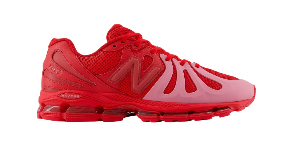 An Official Look at the New Balance 1890P in “Team Red”