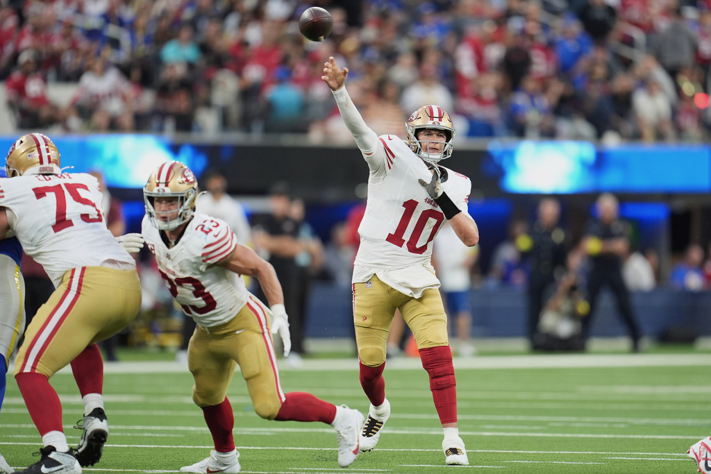 Studs and Duds: Mac-nificent Jones leads hobbled 49ers to improbable win over Rams