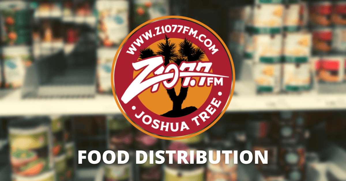 Community food distributions today (11/17) in Landers, Joshua Tree, and Twentynine Palms