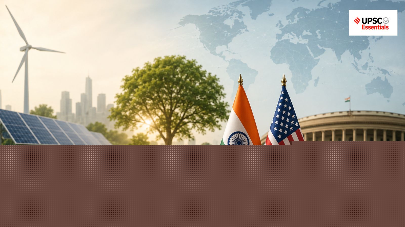 UPSC Mains Answer Practice — GS 2: Environmental governance and India–US relations (Week 166)