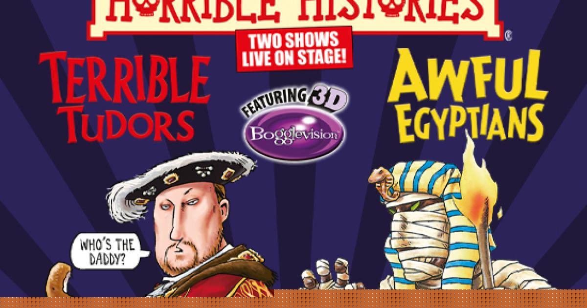 Horrible Histories live shows to bring history to life on stage
