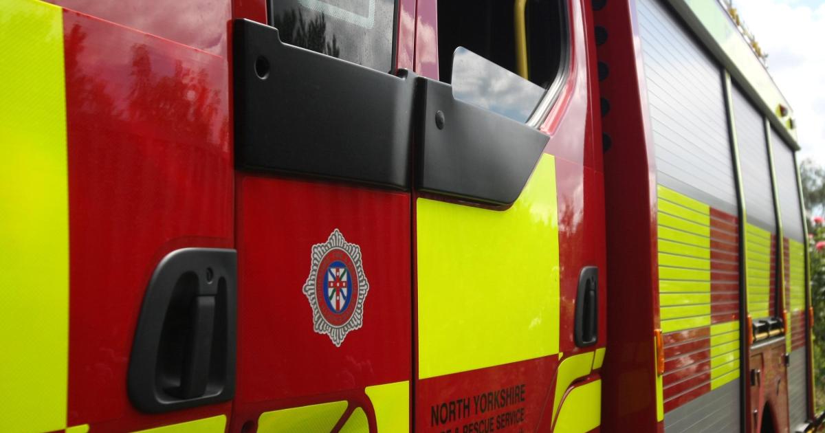 Vehicle overturns and 'clips' parked cars after crash in North Yorkshire