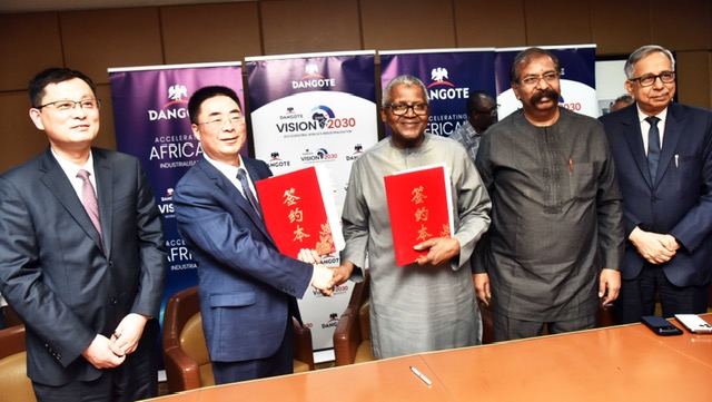 Dangote, Sinoma sign $800m MOU to expand Itori Cement Plant capacity to 12 MTA
