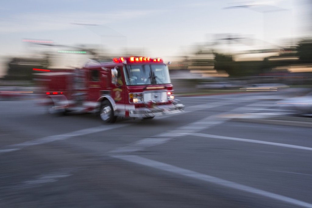 East Oakland warehouse erupts in flames Tuesday night