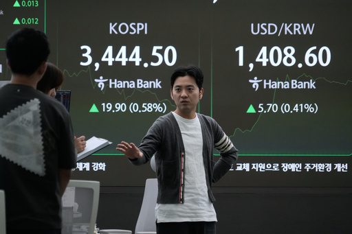 Asian shares are mixed as markets shrug off a likely US government shutdown