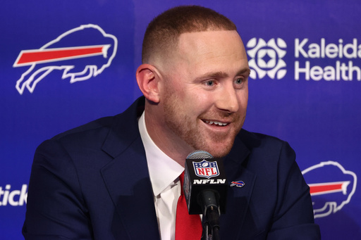 Joe Brady embraces high expectations as he succeeds Sean McDermott as Bills coach