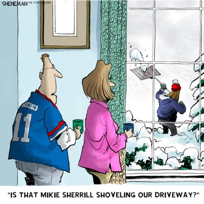 Sherrill hits the ground running | Sheneman cartoon