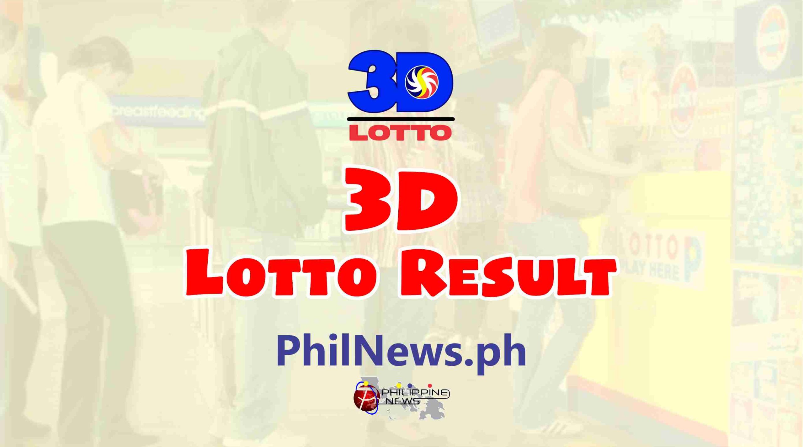3D LOTTO RESULT Today, Sunday, August 9, 2026
