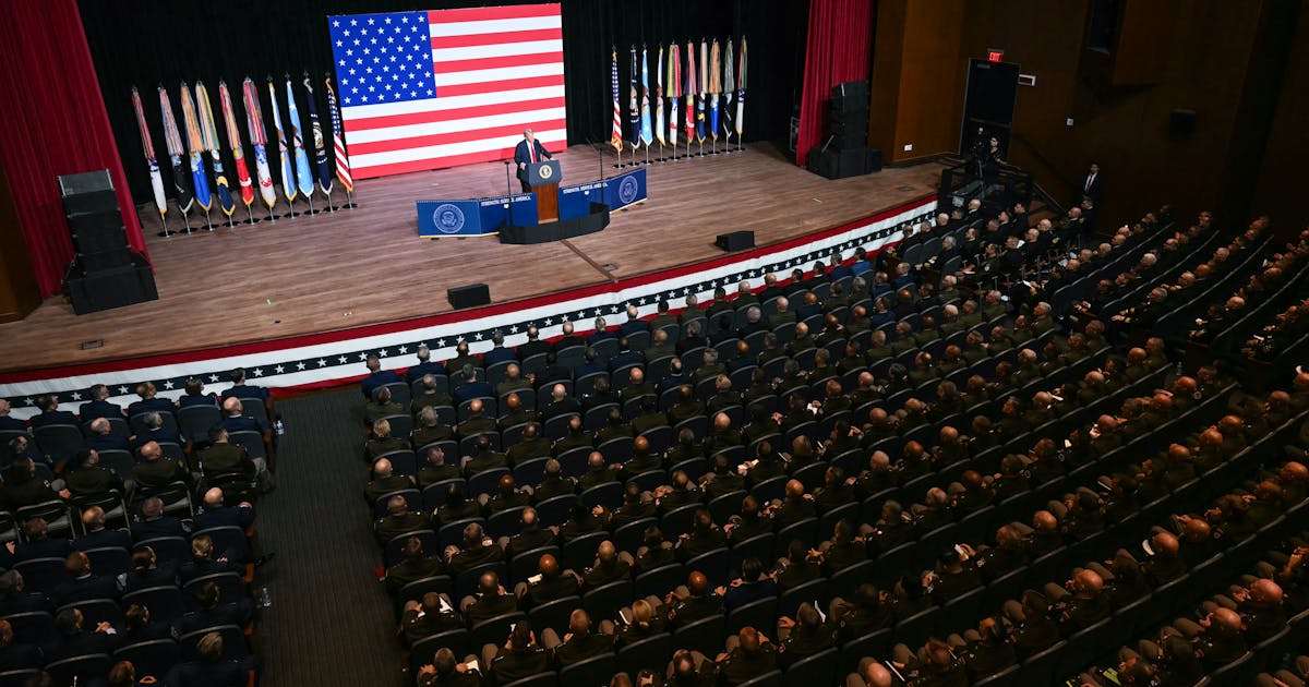 Trump Promises to Use American Cities as Military Training Ground