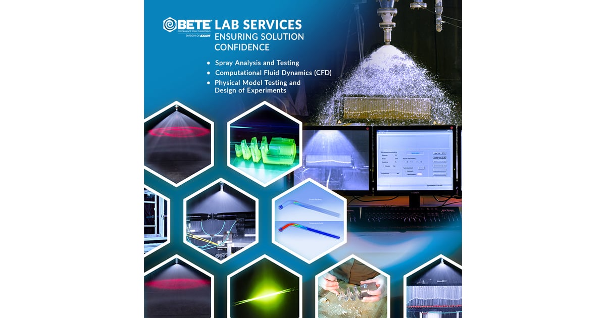 Bete’s Spray Lab Offers Research, Design Solutions