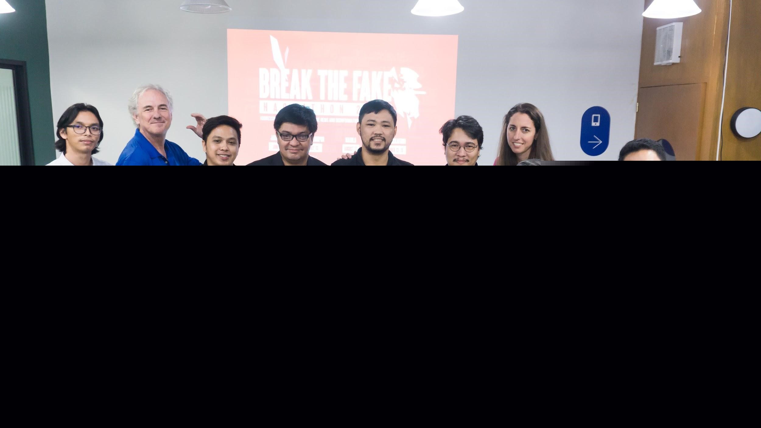 Filipino programmers and developers wins at the first Break the Fake Grand Hackathon last 2019