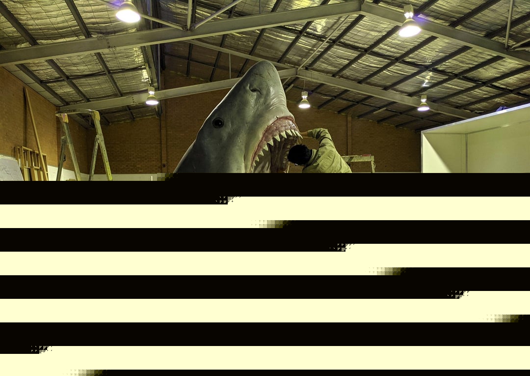 Absolute Unit - This Megalodon sculpture