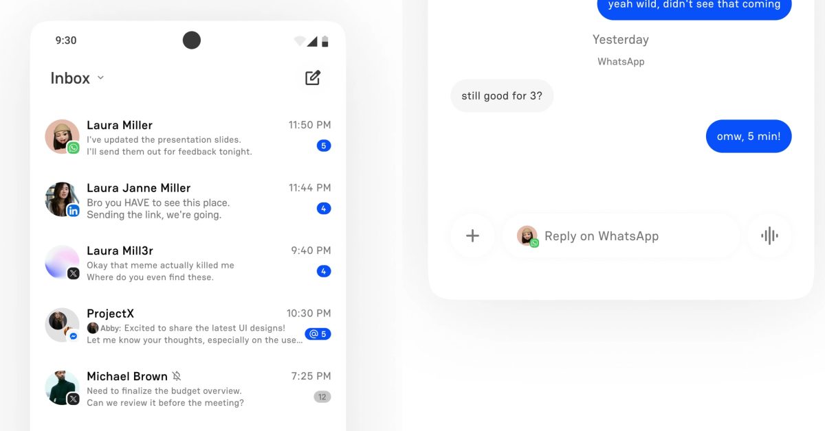 Beeper now lets you merge all of your different app chats with the same person into one