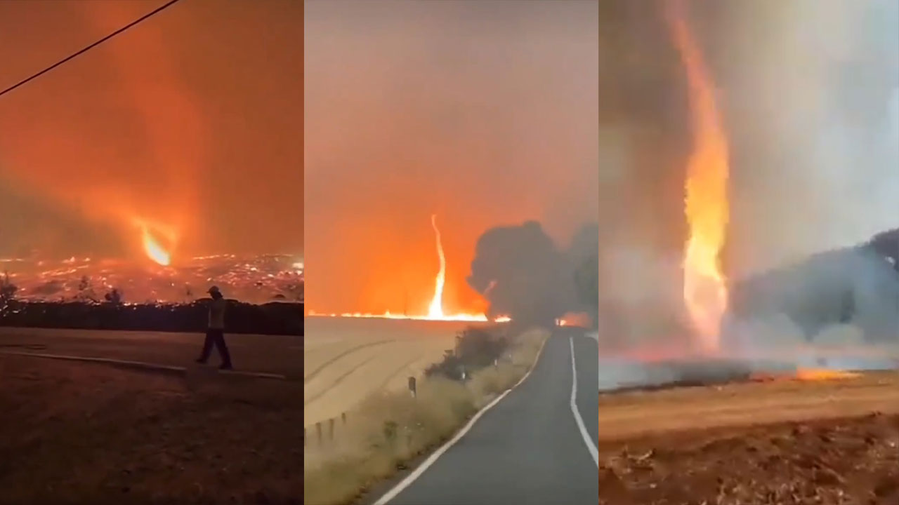 Tornadele de foc au ajuns în Europa. Fenomenul extrem care îi îngrijorează pe specialiști și schimbă regulile luptei cu incendiile