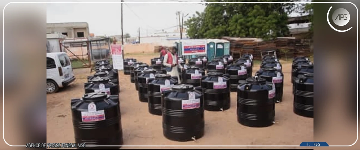 Qatar Charity remet des réservoirs d’eau de 500 litres aux ménages vulnérables de Touba avant le Grand Magal