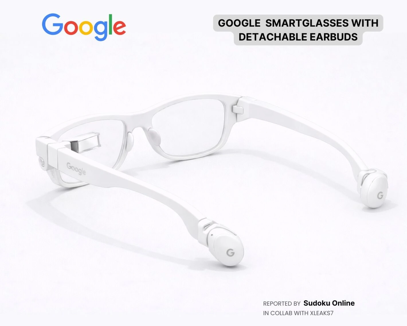 Google’s New Smart Glasses With Detachable Earbuds Just Leaked