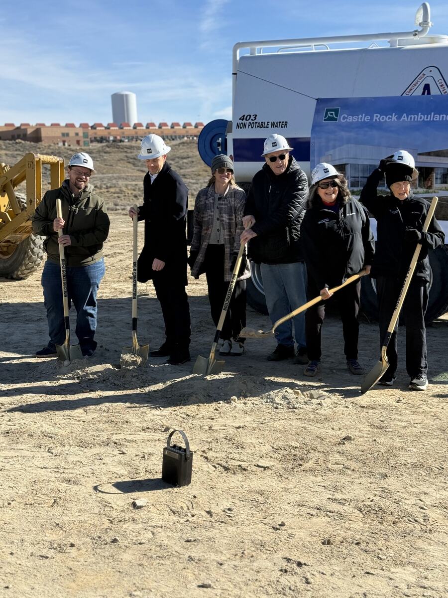 Castle Rock breaks ground on new ambulance facility