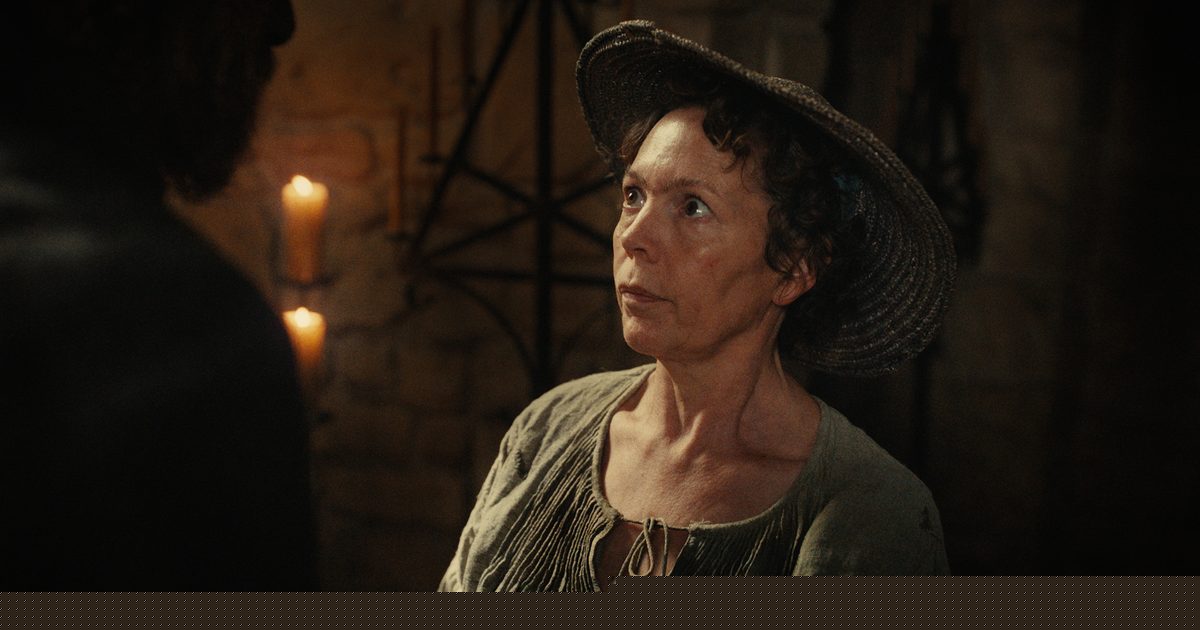 Olivia Colman stars in surreal and steamy first look at new film Wicker opposite Alexander Skarsgard's wicker lover