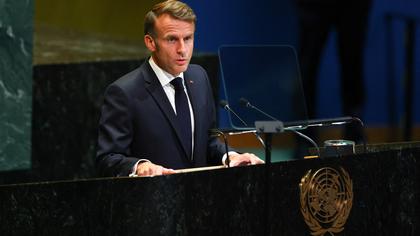 France recognises Palestine as Macron delivers speech at UN joining Starmer’s move despite Hamas declaring ‘victory’