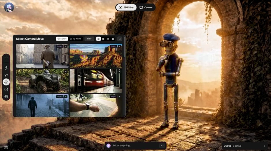 Autodesk's New Flow Studio Tools Let Creators Block and Direct AI Shots in 3D