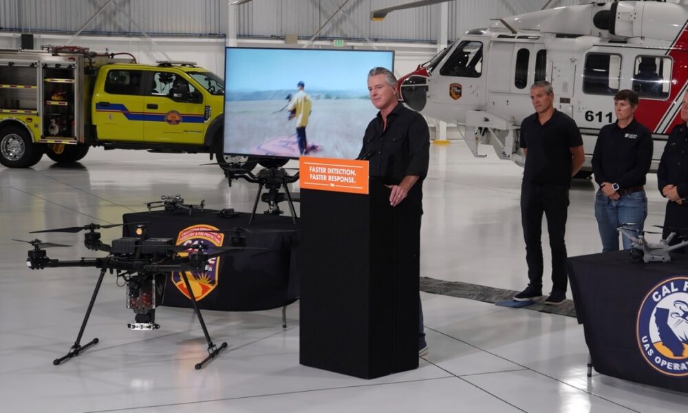 “The Power to See Threats Sooner”: Gov. Newsom, Safety Officials Showcase California’s Investments in Hi-Tech Wildfire Prevention