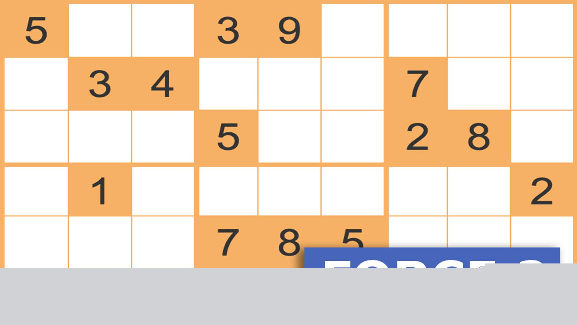 Sudoku gratuits - Force 2 - 11 août 2026 Grille n°1504