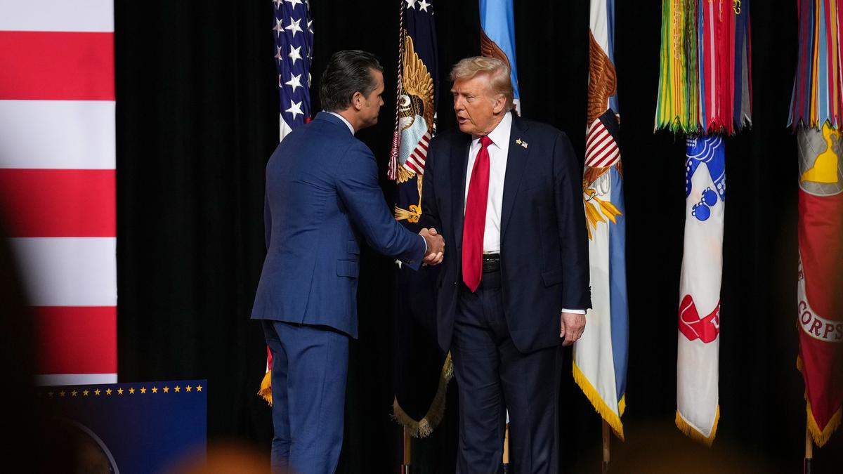 US President Donald Trump tells a roomful of silent generals to join a ‘war from within’