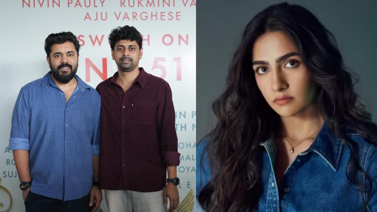 Rukmini Vasanth makes a Mollywood debut and Nivin Pauly is right there with her
