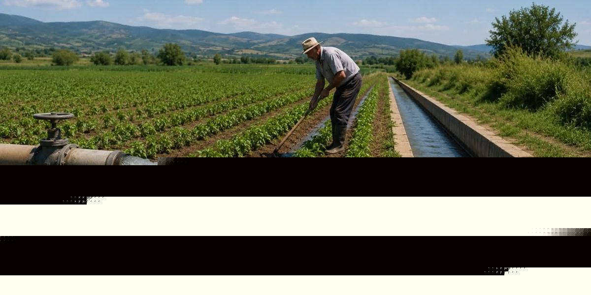 KRU “Drini i Bardhë” paralajmëron fermerët: Respektoni orarin e ujitjes