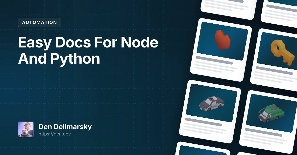 Easy Docs For Node And Python