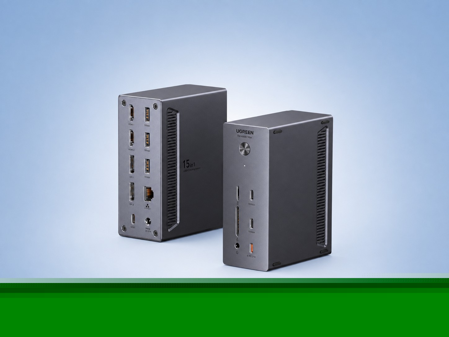 Ugreen's new 15-in-1 USB-C dock supports four extended 4K displays on Mac and Windows
