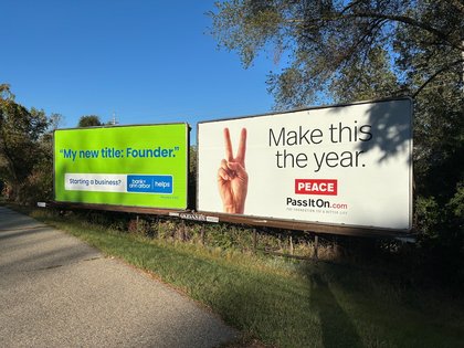 Ann Arbor billboard addressing alleged antisemitism at University of Michigan vandalized